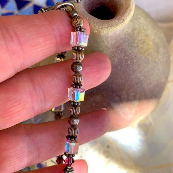 Sterling & AB Swarovski Crystal Bracelet - Picture 7 of 7